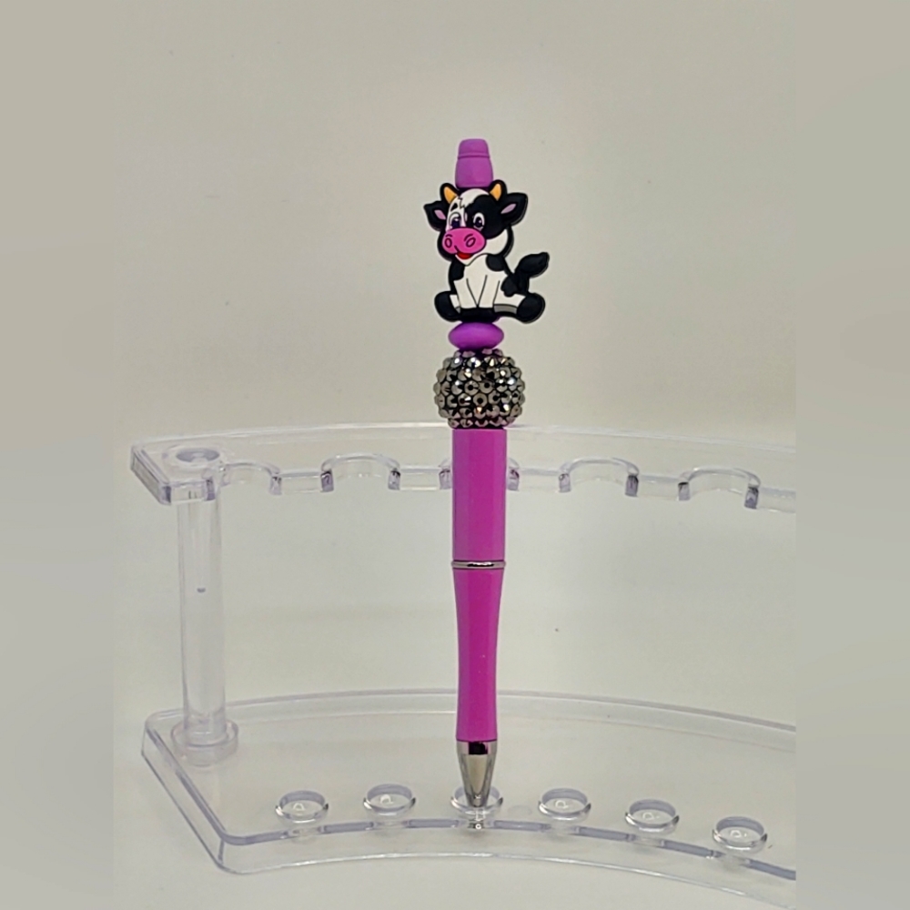 Cow Beaded Pen
